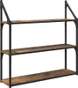 vidaXL Wandregal Wandhalterung Altholz 80 x 21 x 78,5 cm Produktbild-Vorschau 1