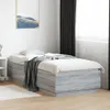 The Living Store Bettgestell mit LED Grau Sonoma 90x200 cm Produktbild-Vorschau 5