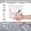 Aucuu 1L Trousse de toilette transparente pour avion, Voir les images du produit 4