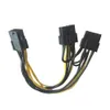 R01 6 pin PCIe auf 2x 8pin (6+2) Grafikkarte Stromkabel Produktbild-Vorschau 3