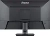 The back of a black Iiyama monitor on a light gray background. Produktbild-Vorschau