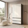 Armadio Novela, bianco antracite, a 2 ante | Armadio Anteprima dell’immagine prodotto 8