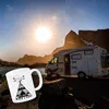 Sei immer wild & frei Kaffeebecher mit Zelt Motiv Produktbild-Vorschau 3