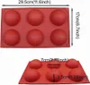 Große Halbkugel-Silikonform mit 6 Mulden, 2 Packungen Produktbild-Vorschau 2