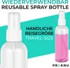 60 Stück 100ml Klein Sprühflaschen Leer Zum Befüllen mit Produktbild-Vorschau 3