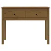 The Living Store Konsolentisch Honigbraun 100x35x75 cm Produktbild-Vorschau 6