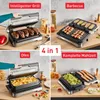 Tefal OptiGrill 2in1 XL GC784D, Edelstahl, Rechteckig, Produktbild-Vorschau 4