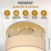 MONZANA® Plafonnier Ciel étoilé Rond Ø 30cm Abat-jour Tissu Voir les images du produit 4