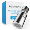 Bächlein Wasserhahn-Aufsatz in chrom-gerade mit zwei Produktbild-Vorschau 1
