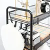 Wózek kuchenny HOMCOM z 3 poziomami, z wyjmowanym uchwytem Podgląd zdjęcia produktu 4
