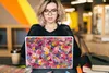 MuchoWow® Laptop Aufkleber Sticker Cover Blumen - Farben - Produktbild-Vorschau 5