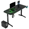 ULTRADESK FRAG gaming desk - GREEN V3, 140x60 cm, 76 cm, Produktbild-Vorschau 2