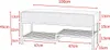 A diagram of a bench with dimensions indicated. Náhľad obrázku produktu