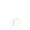 Kommode >SAVONA< LED, 3 Schübe, Beige Glanz / Eiche Produktbild-Vorschau 6