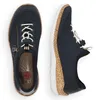 Rieker Slipper - Navy Synthetik Größe: 37 Normal Produktbild-Vorschau 74
