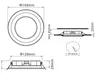 TRIO 652610132 CORE zápustné svietidlo LED D148mm Náhled obrázku produktu 10