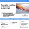 A product marketing image showcasing an HP monitor with feature descriptions. Náhľad obrázku produktu