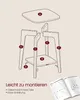 VASAGLE Beistelltisch, kleiner Tisch, Sofatisch eckig, Produktbild-Vorschau 3