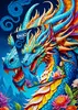 Puzzle 1000 dílů Enjoy – Modrý drak Náhled obrázku produktu 4