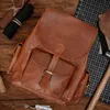 Belveder Rucksack aus Echt-Leder Kurierrucksack Produktbild-Vorschau 9