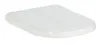 A white toilet seat with a soft-close feature. Anteprima dell’immagine prodotto