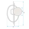 tooLight Wandlampe App1436-W Gold Produktbild-Vorschau 8