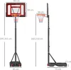 HOMCOM Basketballständer Outdoor mit Rollen, 160-210 cm Produktbild-Vorschau 3
