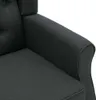vidaXL Massagesessel mit Hocker Dunkelgrau Stoff Produktbild-Vorschau 6