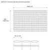 Sichtschutzmatte Bambus Premium Balkon 120 x 300cm Produktbild-Vorschau 7