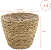 3.06 Seegras Korb mit Folie ausgekleidet - 2er Set / Produktbild-Vorschau 2