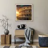 Gerahmtes Poster - Rahmen in heller Eiche - Coloseum Roma Produktbild-Vorschau 7