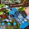 Akku Astschere Elektrische Gartenschere,0-40 mm Produktbild-Vorschau 2
