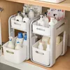 2 Ebenen Küchen Organizer, Küchen Unterschrankregal Produktbild-Vorschau 4