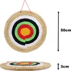 Zielscheibe aus Stroh 50cm | Strohscheibe | 5 Zielringe | Produktbild-Vorschau 7