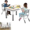 LARS360 Kindertisch-Set aus Kunststoff, 80x60 cm, Produktbild-Vorschau 1