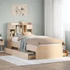 vidaXL Bücherregalbett ohne Matratze 75x190 cm Massivholz Produktbild-Vorschau 2
