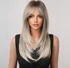 SassyGoods® Platinblonde Perücke mit Schichten – Perücken Produktbild-Vorschau 4