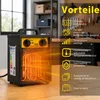 Chauffage électrique Ikodm, 2000 W, 3 niveaux de puissance, Voir les images du produit 4