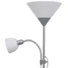 A close-up of a floor lamp with two lights. Náhľad obrázku produktu