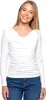 Moraj | Damesblouse - Wit - Katoen - Lange mouwen - Modieus Productafbeelding-voorbeeld 2