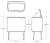 Brabantia 315824, 36 l, Obdélníkový, Plast, Černá, Plast, Náhled obrázku produktu 60