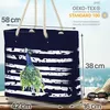 VOID XXL Strandtasche Pfau Shopper Tasche 58x38x16cm 23L Produktbild-Vorschau 2