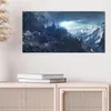 DEQORI Hybrid Leinwand Bild 60x30 cm 'Gipfel der Zukunft' Produktbild-Vorschau 4
