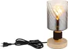 GLOBO 15777T, Holz, Glas, IP20, II, E27, 40 W, 230 V Produktbild-Vorschau 2