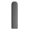A single, gray, oval-shaped upholstered panel on a white background. Anteprima dell’immagine prodotto