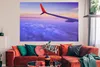 MuchoWow® Poster Flugzeug - Flügel - Wolken 180x120 cm - Produktbild-Vorschau 2