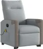vidaXL Elektrischer Massagesessel mit Aufstehhilfe Hellgrau Produktbild-Vorschau 3