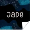 MuchoWow® Poster Jade - Pastell - Mädchen 100x100 cm - Produktbild-Vorschau 1