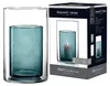Windlicht 2 tlg. 14cm petrol Duo Produktbild-Vorschau 1