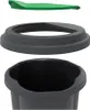 Exacompta Abfalleimer Tri Bin EcoBlack - Schwarz - 44214D Produktbild-Vorschau 1